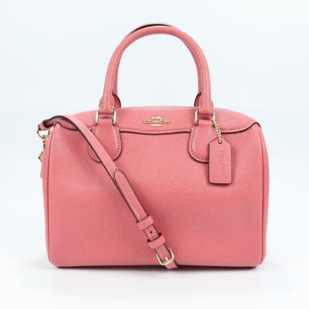 Mini Bennett Peony Glitter Satchel Bag F31377 - Picture 10 of 16